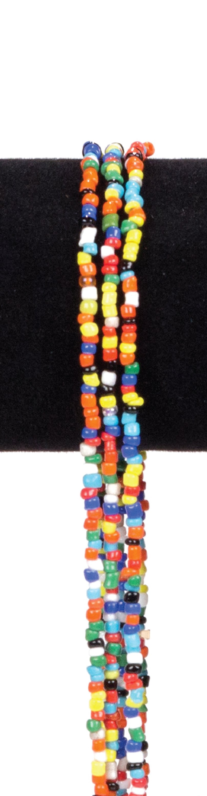 Three-Stranded Hippy Beads #2376