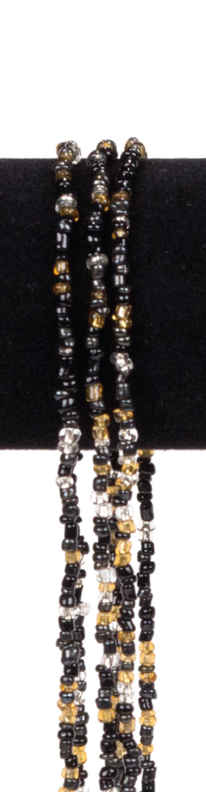 Three-Stranded Hippy Beads #2376