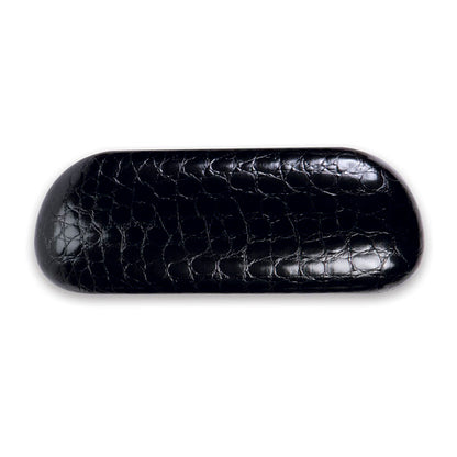 Crocodile Finish Clam Shell Eyeglass Case #5701